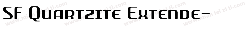 SF Quartzite Extende字体转换